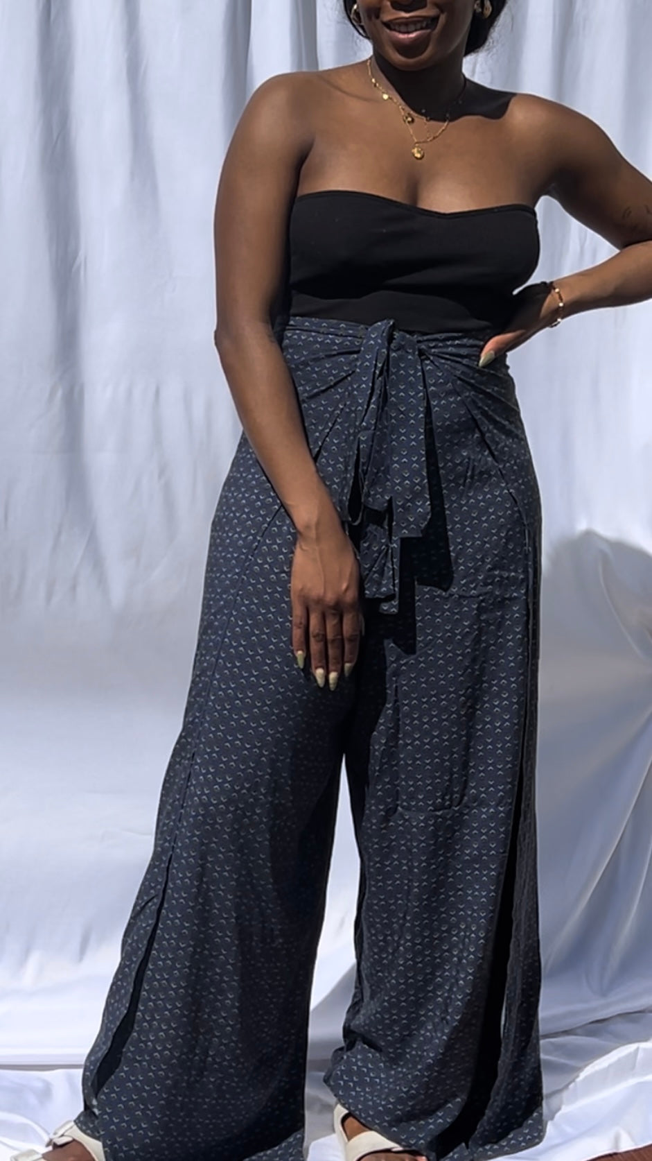 🌻 MAGIC PANT CLASSIQUE VISCOSE / COTON À MOTIF